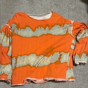 Vibrant Orange Free People Top